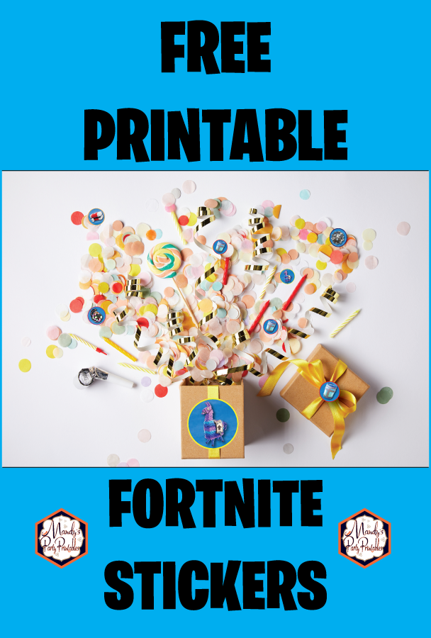 Download Free Printable Fortnite Stickers Mandy S Party Printables