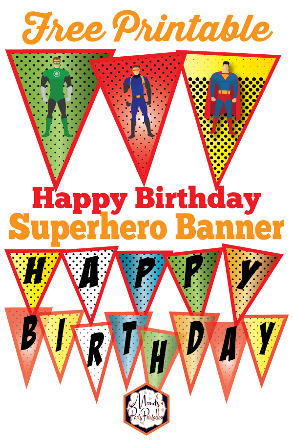 Free Happy Birthday Banner Printable ⋆ Extraordinary Chaos