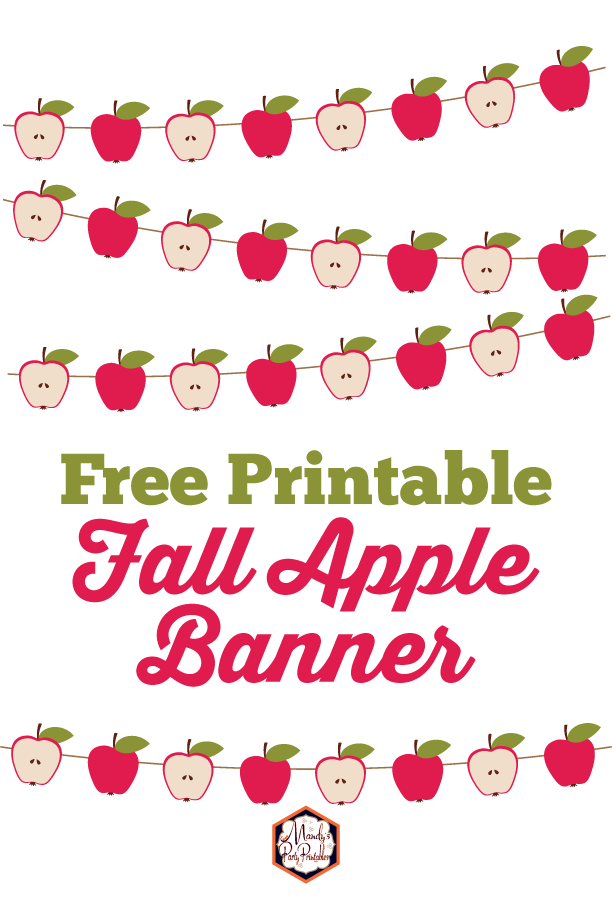 Apples to Applique: Western Party: Pennant Banner {Free Printables}