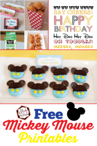 Free Mickey Mouse Printables - Mandy's Party Printables