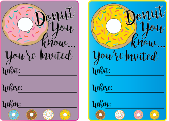 Donut Printables - Mandy's Party Printables