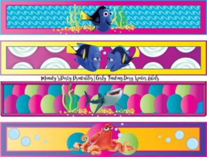 Free Girly Finding Dory Printables - Mandy's Party Printables
