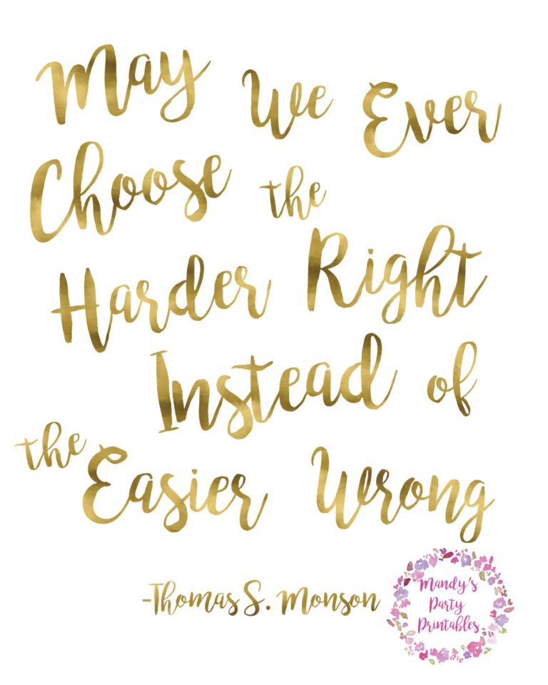 Inspirational Quotes: Free Printable - Mandy's Party Printables
