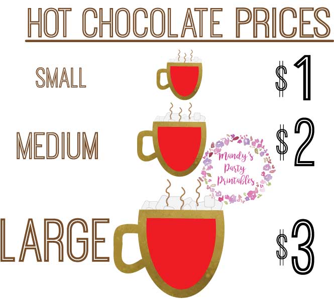 Hot Chocolate Bar Ideas and Free Printable Signs - Play Party Plan