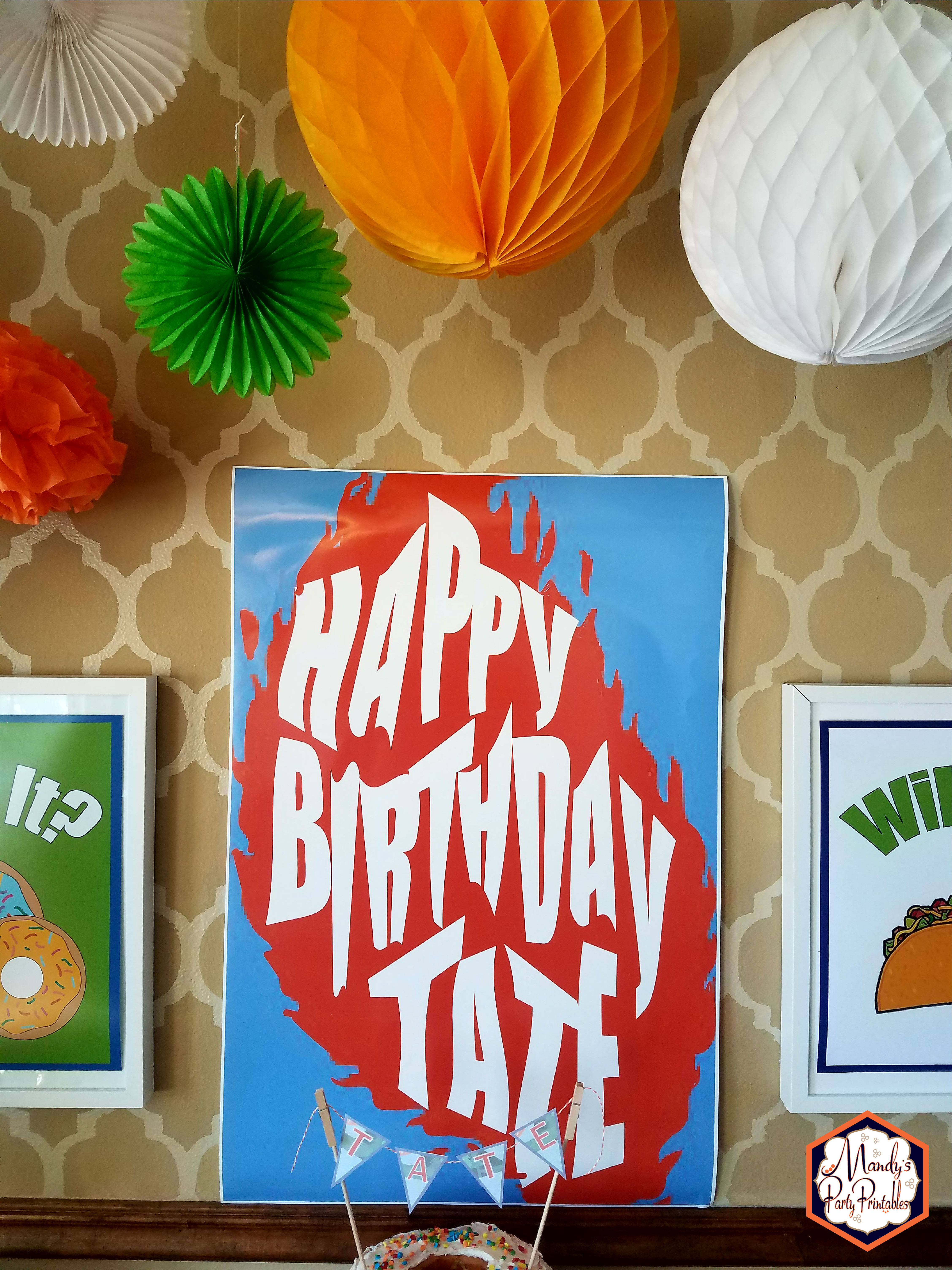 Happy Birthday Party Good Mythical Morning Inspired Birthday Party via Mandy's Party Printables