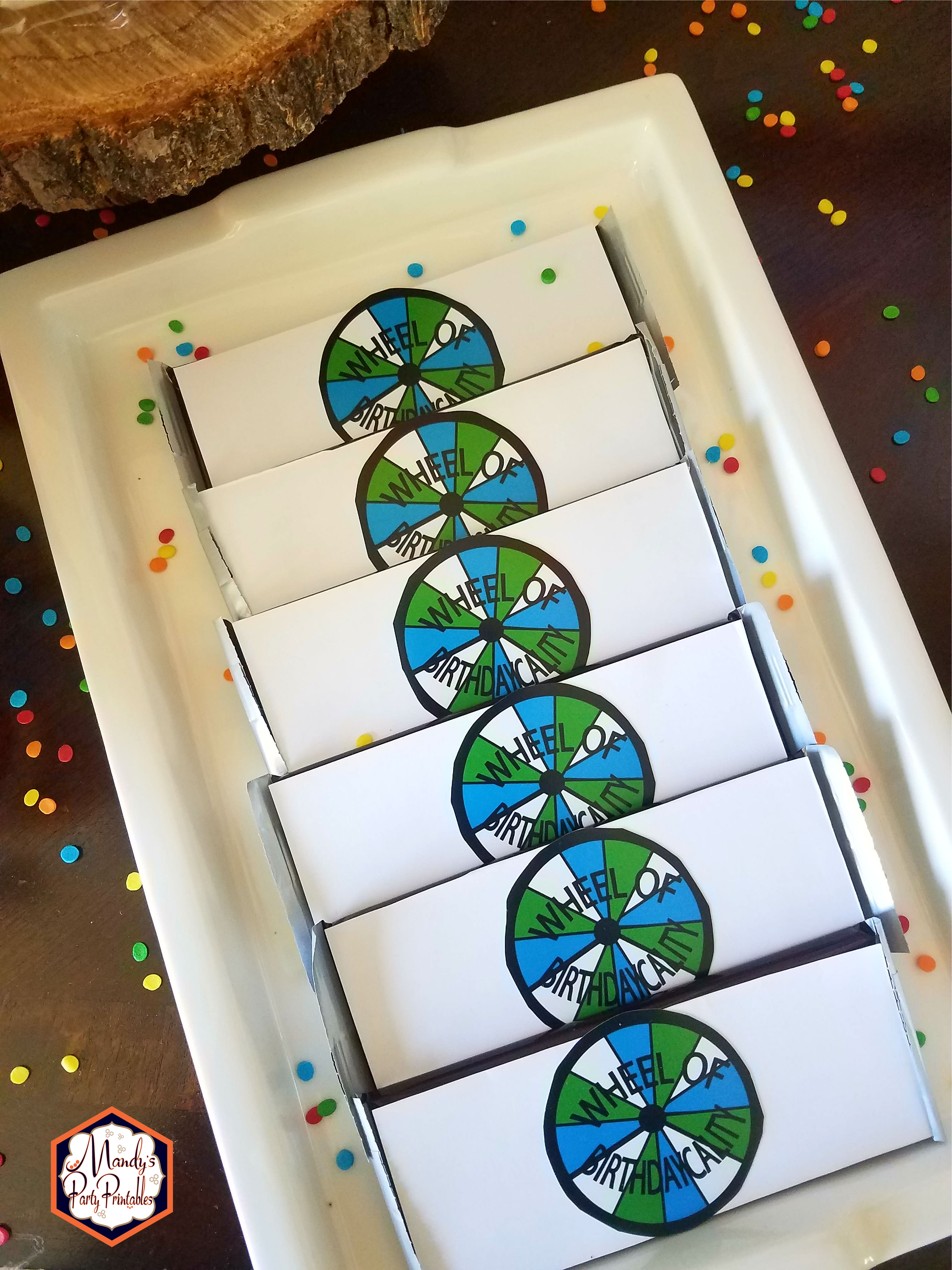 Candy Bar Wrappers Good Mythical Morning Inspired Birthday Party via Mandy's Party Printables
