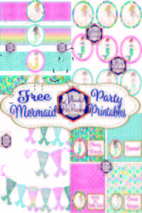 Free Mermaid Birthday Party Printables - Mandy's Party Printables
