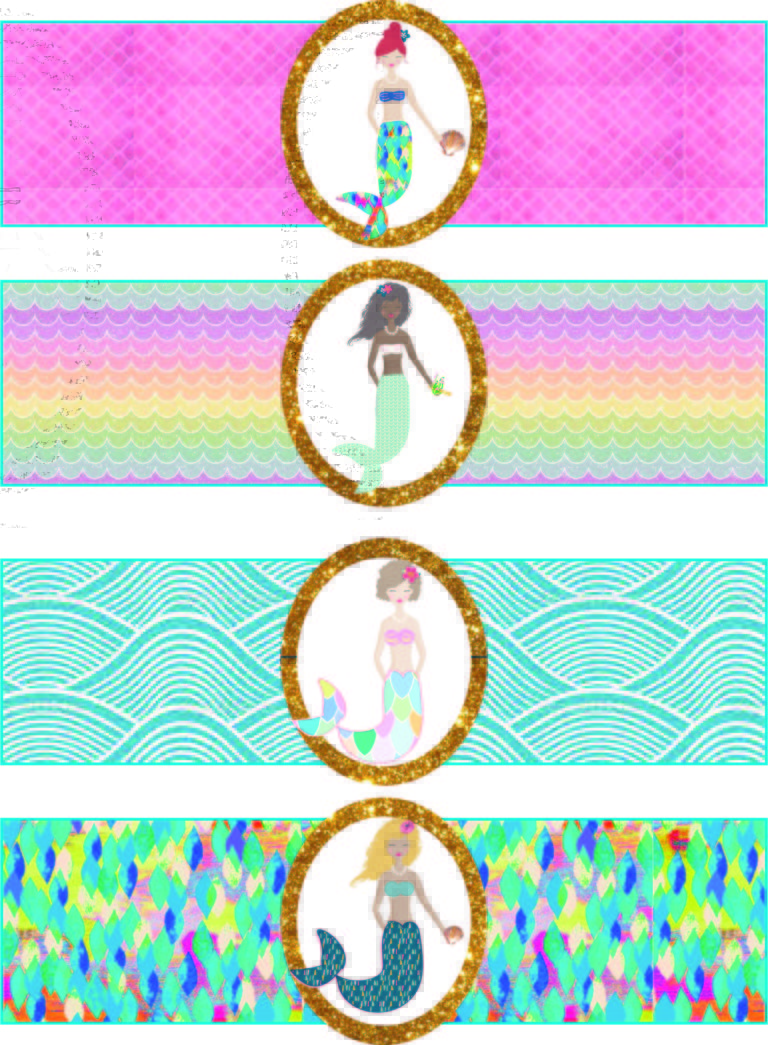 Free Mermaid Birthday Party Printables - Mandy's Party Printables