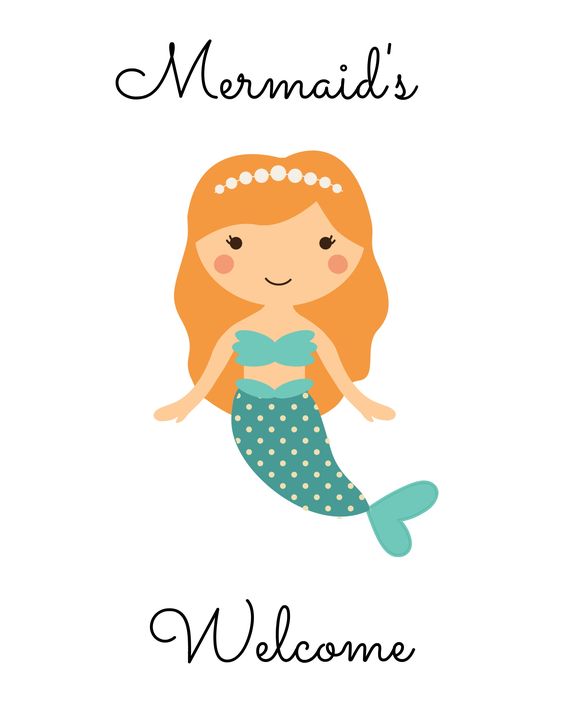 FREE Mermaid Party Printables - Mandy’s Party Printables