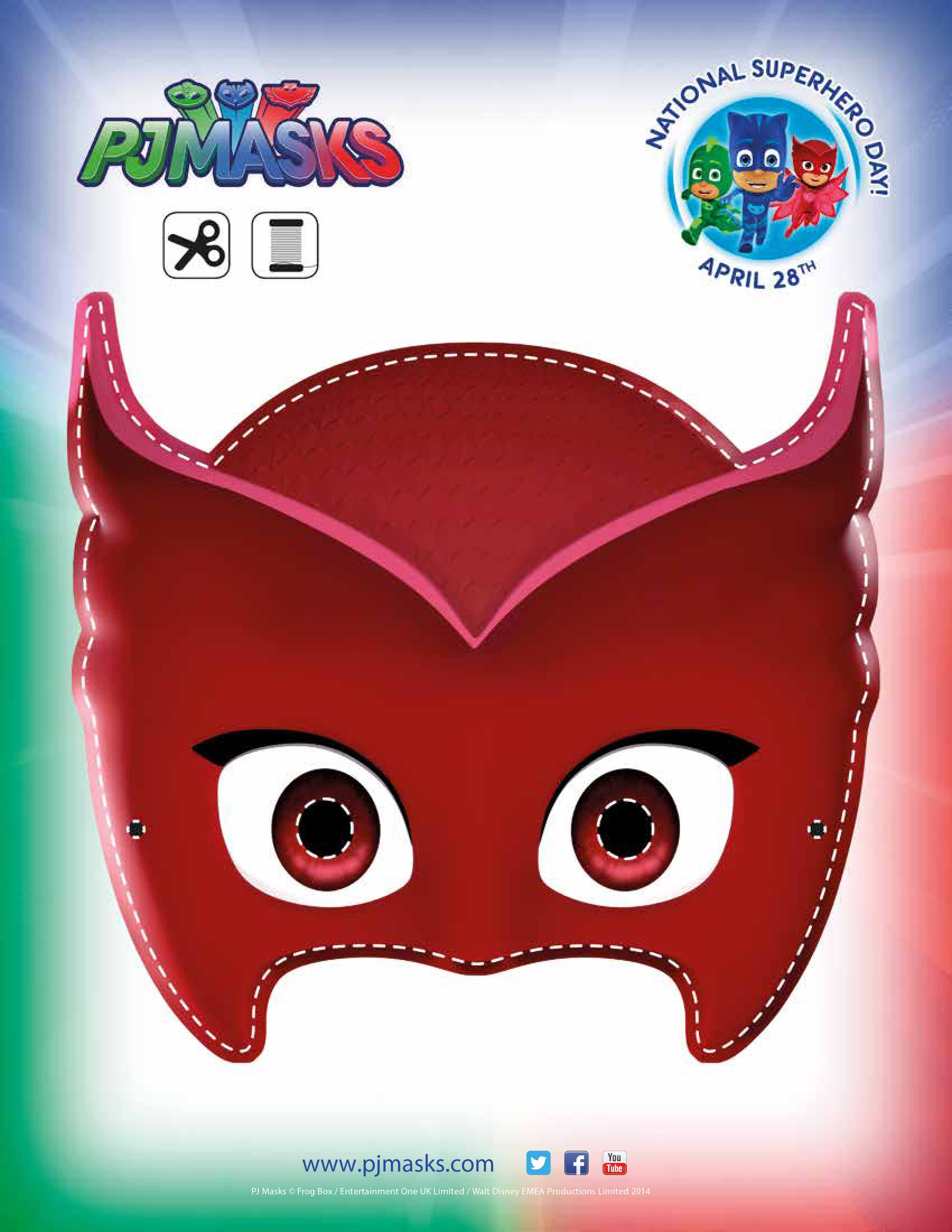 Owlette Mask Mandy s Party Printables