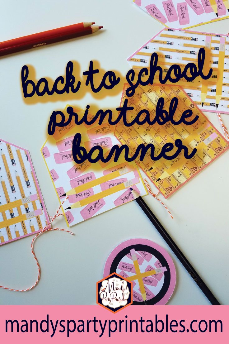 Back to School Printables via Mandy's Party Printables