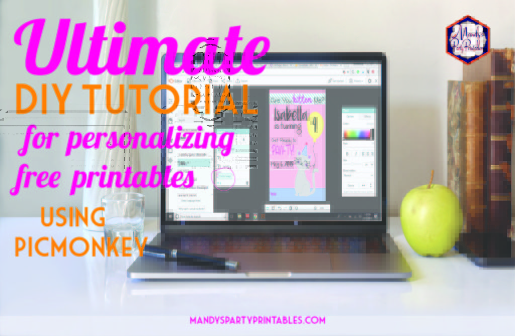 DIY Printables: Easy Tutorial and Tips! - Mandy's Party Printables