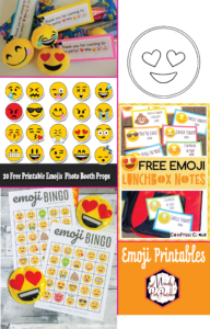 Free Emoji Printables Collection - Mandy's Party Printables