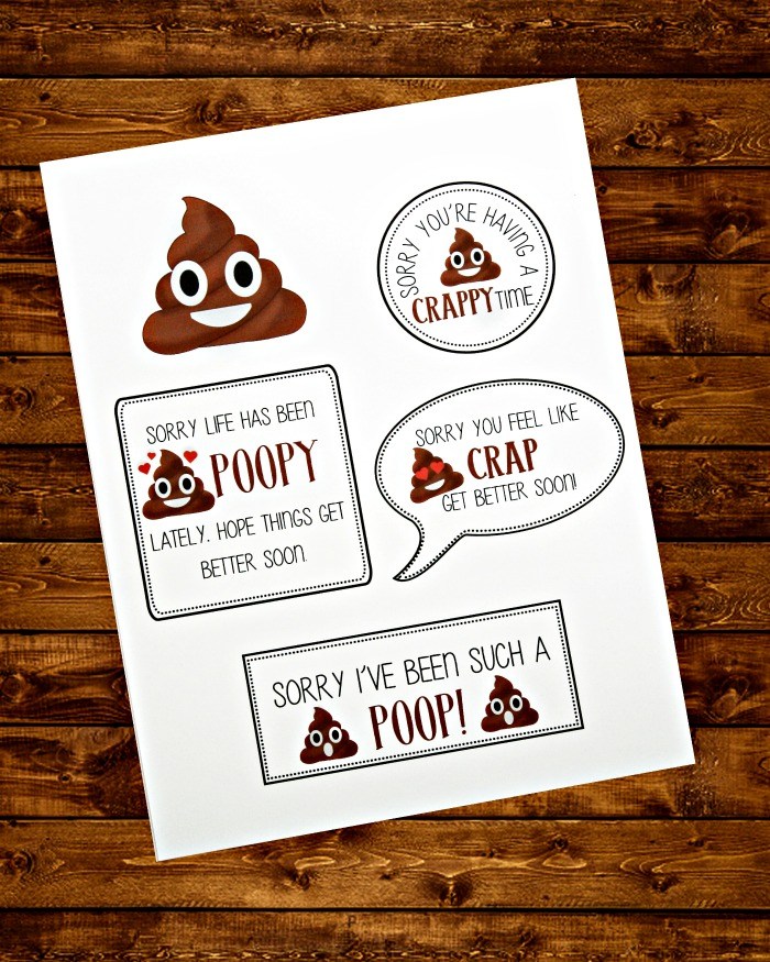 Poop Emoji printables | Mandy's Party Printables: A Guide to Half-E Homemaking