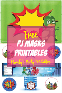 Free PJ Masks Party Printables - Mandy's Party Printables