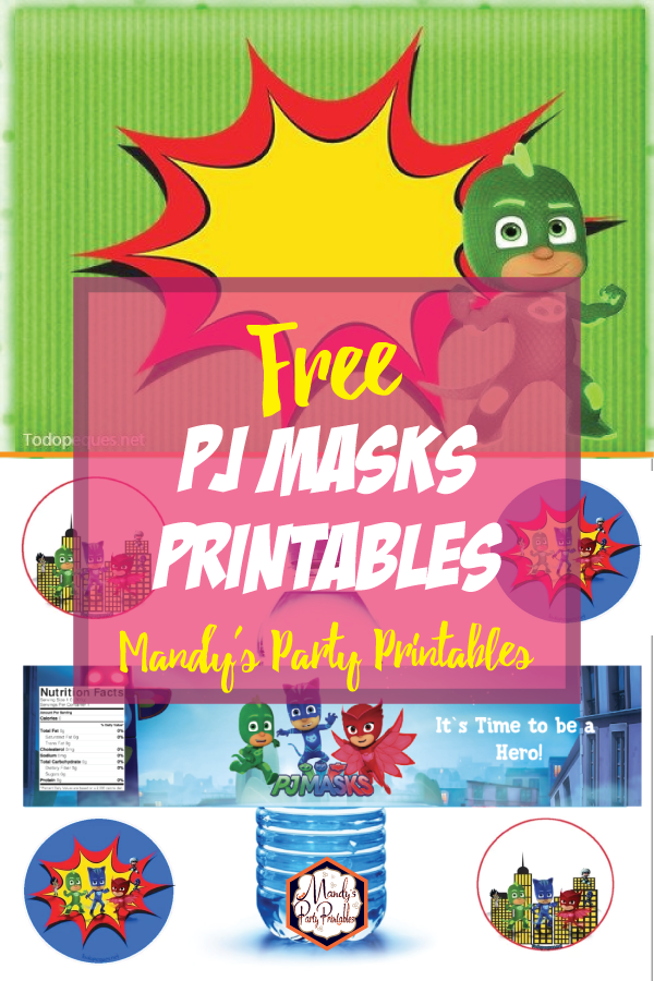 PJ Masks Printables | Mandy's Party Printables