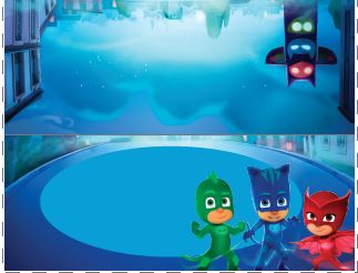 PJ Masks Treat Bag Toppers from Birthday Buzzin via Mandy's Party Printables