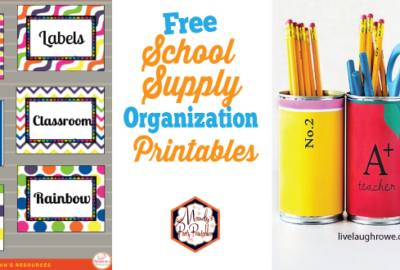 back to school organization