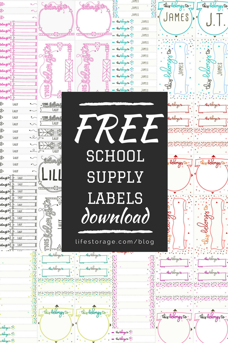 Back to School Organization Printables - Mandy's Party Printables