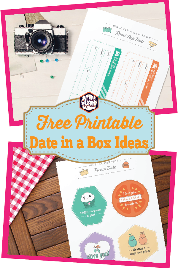 Free Printable Date in a Box Ideas | Mandy's Party Printables