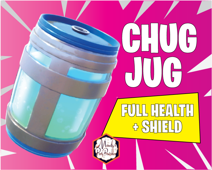 Free Chug Jug Printable