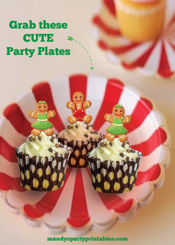 Toot Sweet Party Plates | Mandy's Party Printables