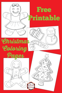 Christmas Coloring Pages Free Printable - Mandy's Party Printables