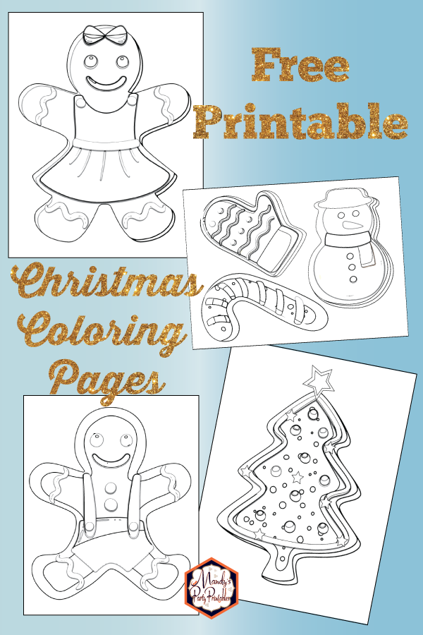 Christmas coloring pages | Mandy's Party Printables