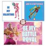 Free Printable Fortnite Valentines Card - Mandy's Party Printables