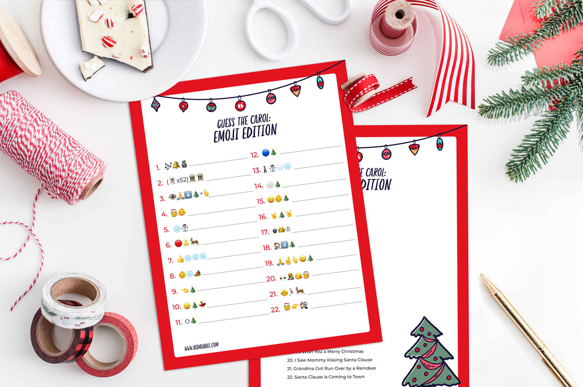 Free Printable Christmas Party Games - Mandy's Party Printables
