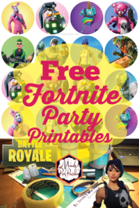 MORE Free Fortnite Party Printables - Mandy's Party Printables
