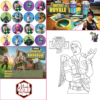 MORE Free Fortnite Party Printables - Mandy's Party Printables
