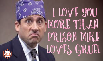 The Office Valentine Cards | Michael Scott | Prison Mike | Mandy's Party Printables
