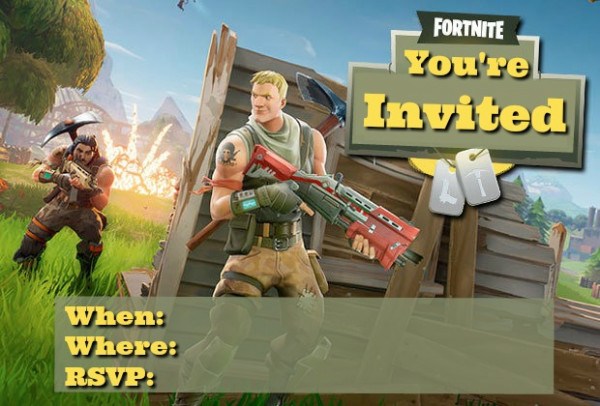MORE free Fortnite party printables from Mandy's Party Printables
