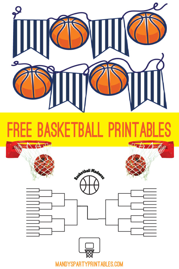 Free Basketball Printables via Mandy's Party Printables