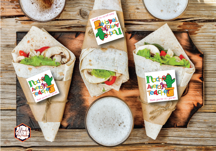 Street Tacos | Nacho Average Teacher Free Printable Teacher Appreciation Cards | Mandy's Party Printables