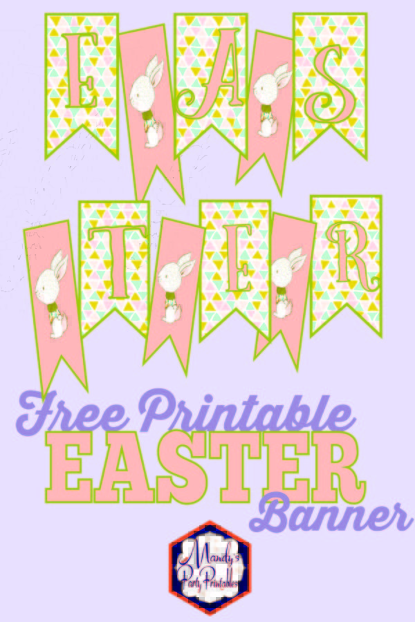 Free Printable Easter Banner - Mandy's Party Printables