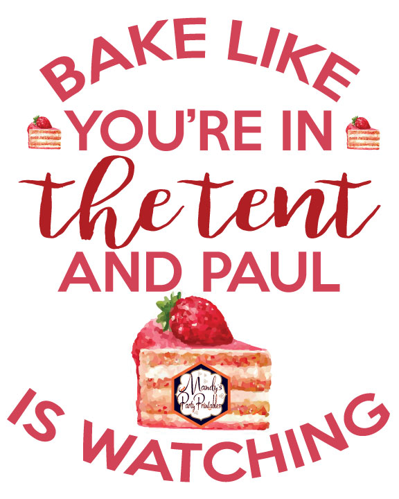 Free Printable Kitchen Sign Decor | The Great British Bake Off | Mandy's Party Printables