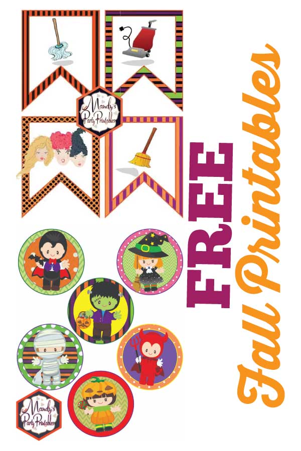Free Fall Halloween Printables | Mandy's Party Printables