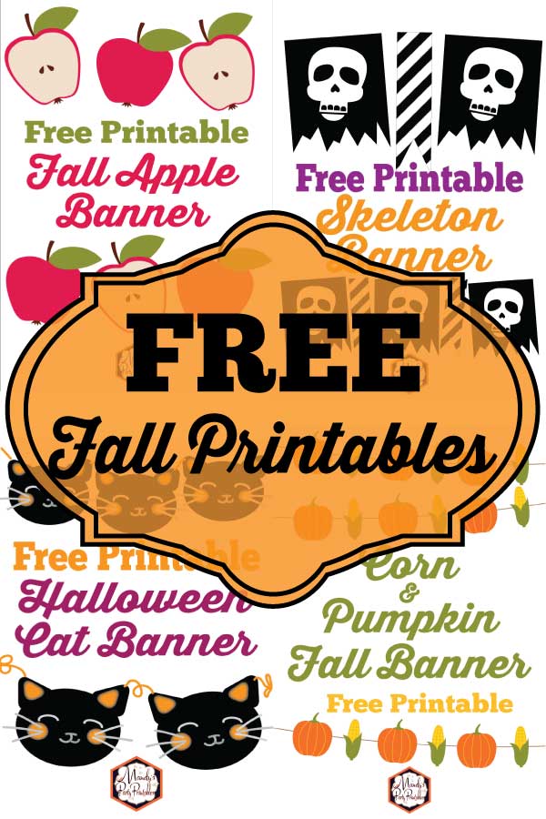 Free Fall Printables | Mandy's Party Printables