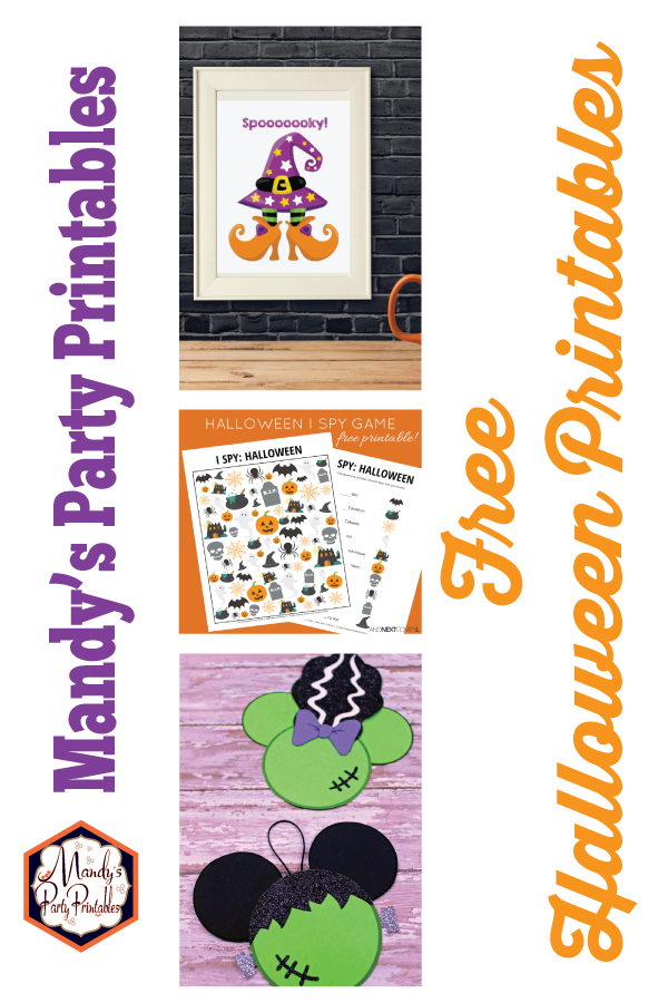 Free Halloween Printables | Mandy's Party Printables