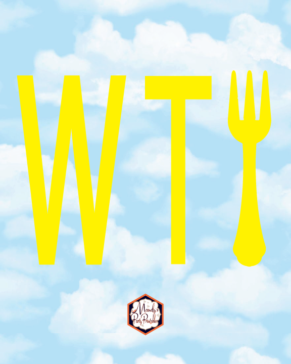 What the Fork?! Good Place Printables | Mandy's Party Printables