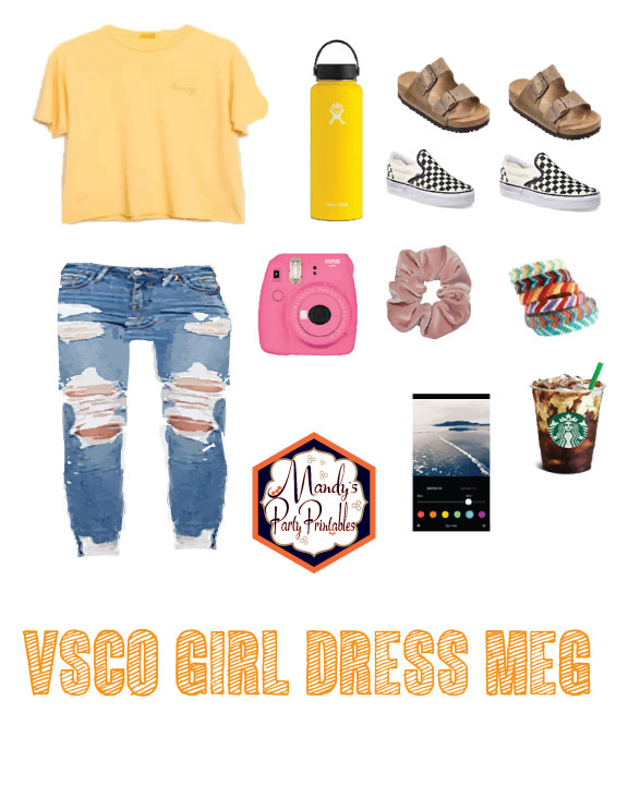VIPKID Dress Meg VSCO Girl | Mandy's Party Printables