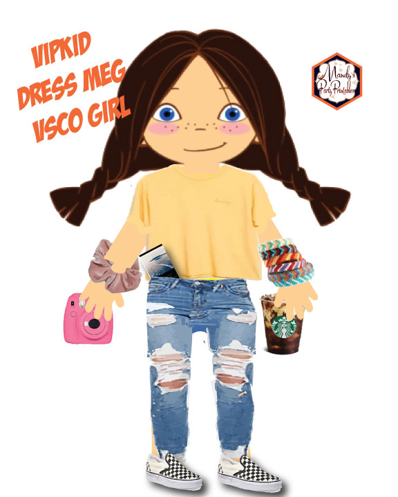 VIPKID Dress Meg VSCO Girl | Mandy's Party Printables