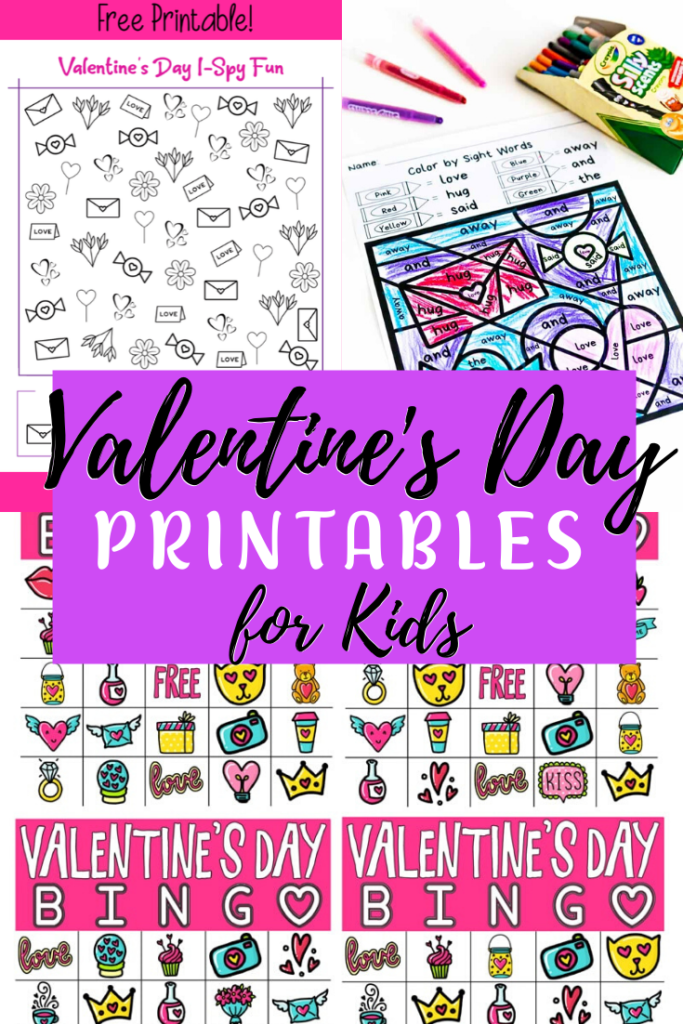 Valentine's Day Printables for Kids | Mandy's Party Printables