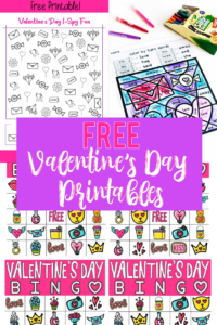 Valentine’s Day Printables for Kids - Mandy's Party Printables