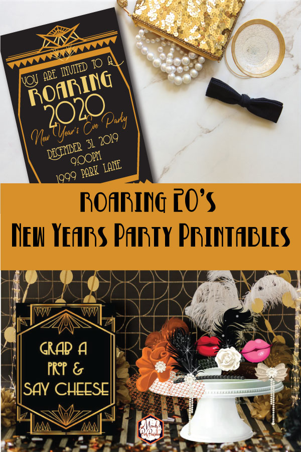 DIY Roaring '20s Birthday or New Years Eve Party Banner! - Salty Canary