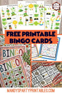 Free Printable Bingo Cards - Mandy's Party Printables