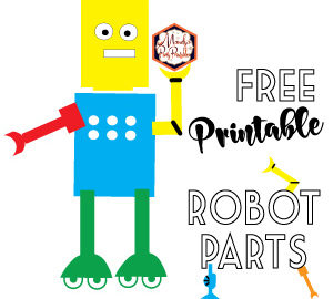 Robot parts Archives - Mandy's Party Printables