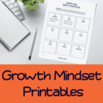 Growth Mindset Printable Activities for Kids - Mandy's Party Printables